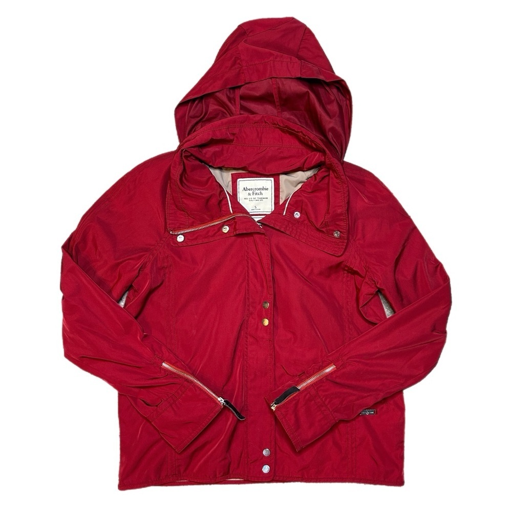 Abercrombie & Fitch Crimson Hooded Jacket